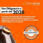 SOS Road Baliza de señalizacion de emergencia en carretera V16, homologada por la DGT, con GPS y SIM integrada, conectividad DGT 3.0, visibilidad 1 km, base magnetica, proteccion IP54 - Imagen 5