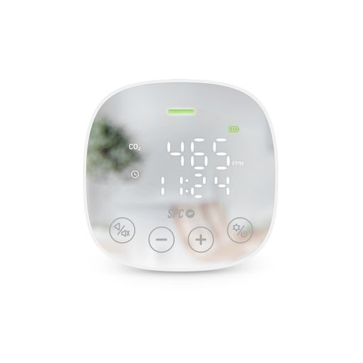 265422_1 SPC CO2 Air Quality Medidor de CO2 con Alarma Visual y Sonora - Tambien Registra Temperatura y Humedad - Pantalla LED - Imagen 1