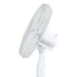 Muvip Ventilador de Pie 45W 3 Aspas - 3 Velocidades - Altura e Inclinacion Ajustables - Base Reforzada - Color Blanco - Imagen 3