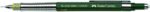 Faber-Castell TK-Fine Vario L Portaminas HB 0.35mm - Con Goma de Borrar - Clip de Metal - Color Verde - Imagen 2