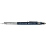 Faber-Castell TK-Fine Vario L Portaminas HB 0.3mm - Con Goma de Borrar - Clip de Metal - Color Azul - Imagen 2