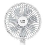 Muvip Ventilador de Sobremesa Portatil Plegable 5W 15cm de Diametro - 4 Velocidades - Angulo Ajustable hasta 90º - Autonomia hasta 12h - Color Blanco - Imagen 2