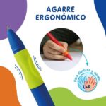 Pelikan Roller Erase 2.0 Boligrafo - Empuñadura Ergonomica Antifatiga - Duracion Larga de la Tinta - Cuerpo del Mismo Color de Escritura - Color Azul - Imagen 3
