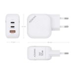 Aisens Cargador GAN 65W - 2xUSB-C PD3.0 QC4.0 - 1xUSB-A QC3.0 - Imagen 4
