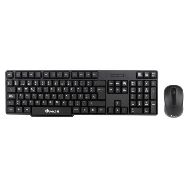 268582_1 NGS Euphoria Kit Pack Teclado Inalambrico USB Portugues + Raton Inalambrico USB 1200dpi 3 Botones - Uso Ambidiestro - Imagen 1