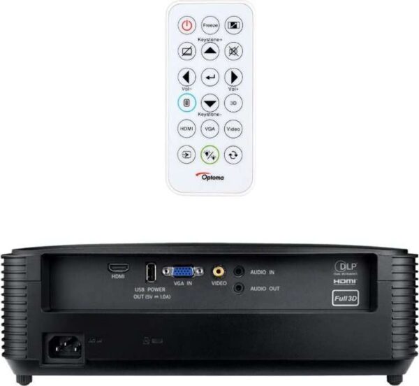 Optoma S336 Proyector ANSI DLP SVGA - 4000 Lumenes - Altavoz 10w - HDMI, VGA, Audio - Mando a Distancia - Imagen 2
