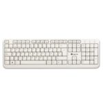 NGS Spike Teclado USB Portugues - 12 Teclas Multimedia - Cable de 1.40m - Color Blanco