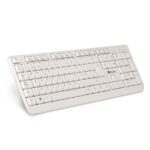 NGS Spike Teclado USB Portugues - 12 Teclas Multimedia - Cable de 1.40m - Color Blanco - Imagen 2