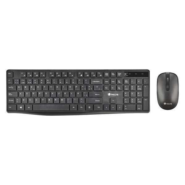 269312_1 NGS Kit de Teclado y Raton Inalambrico Multidispositivo - Color Negro - Imagen 1