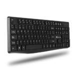NGS Teclado y Raton Inalambricos de 2.4ghz - AZERTY Frances - 12 Teclas Multimedia - 1200 dpi - Color Negro - Imagen 2