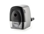 Dahle 133 Afilalapices de Manivela - Para Lapices de 8 a 11,5mm Ø - Fresa de Acero - Forma de Punta Ajustable - Gran Deposito - Color Gris/Negro