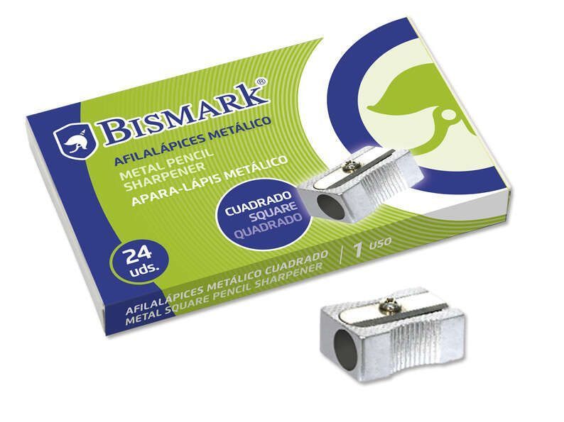 270457_1 Bismark Afilalapiz Metalico para Lapices Normales - Color Acero - Imagen 1