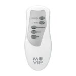 Muvip Ventilador de Pared - 45W - 3 Velocidades - Mando a Distancia - Color Blanco - Imagen 3