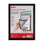 Apli Marco Magnetico Autoadhesivo para Hojas A4 - Facil de Colgar - Iman Resistente - Color Aleatorio Surtido - Imagen 3