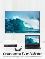 Vention Conversor HDMI Macho a VGA Hembra - 0.15m - Color Negro - Imagen 3