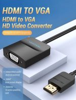 Vention Conversor HDMI Macho a VGA Hembra - 0.15m - Color Negro - Imagen 5