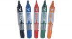 Pilot V-Board Master Begreen Pack de 5 Rotuladores para Pizarra Blanca - Punta Redonda 6mm - Trazo 2.3mm - 91% Plastico Reciclado - Recargable - Colores Surtidos - Imagen 2