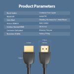 Vention Cable HDMI Macho a HDMI Macho 2.0 4K Portatil - 1.5m - Color Negro - Imagen 5