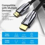 Vention Cable HDMI 2.1 Macho a Macho - 1.5m - Chapado Oro - Color Negro - Imagen 3