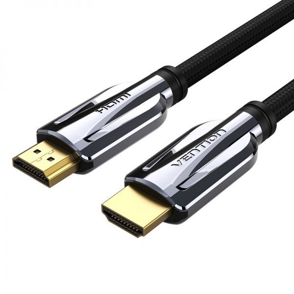 280237_1 Vention Cable HDMI 2.1 Macho a Macho 8K - 2m - Chapado Oro - Color Negro - Imagen 1