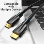Vention Cable HDMI Macho a HDMI Macho 2.1 8K - 3m - Color Negro - Imagen 5