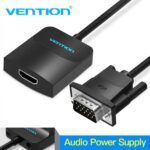 Vention Conversor VGA Macho a HDMI Hembra - 0.15m - Color Negro - Imagen 2
