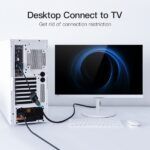 Vention Conversor VGA Macho a HDMI Hembra - 0.15m - Color Negro - Imagen 3