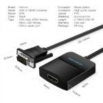 Vention Conversor VGA Macho a HDMI Hembra - 0.5m - Color Negro - Imagen 5
