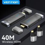 Vention HDMI Wireless 5G - Conexion Inalambrica HDMI - Color Negro - Imagen 2
