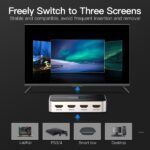 Vention Duplicador HDMI Macho a 4xHDMI Hembra - Color Gris - Imagen 3