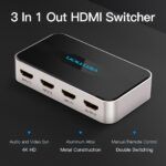 Vention Duplicador HDMI Macho a 4xHDMI Hembra - Color Gris - Imagen 5