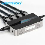 Vention Duplicador HDMI Hembra a HDMI Macho 3x1 con Audio - Color Gris - Imagen 2