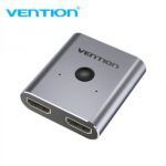 Vention Switch/Splitter HDMI Hembra a 2xHDMI Hembra 4K Bidireccional - Aluminio Gris - Imagen 2