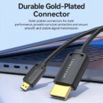 Vention Cable HDMI Macho a Mini HDMI Macho 2.0 4K - 1.5m - Color Negro - Imagen 4
