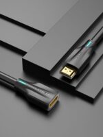 Vention Cable Alargador HDMI 2.1 8K HDMI Macho a HDMI Hembra - 1m - Color Negro - Imagen 4