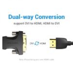 Vention Adaptador HDMI Hembra a DVI (24+1) Macho - Color Negro - Imagen 5