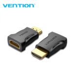 Vention Adaptador HDMI Macho a HDMI Hembra 4K - Color Negro - Imagen 2