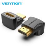 Vention Adaptador HDMI Macho a HDMI Hembra 270º 4K - Color Negro - Imagen 2