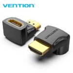 Vention Adaptador HDMI Macho a HDMI Hembra 90º 4K - Color Negro - Imagen 2