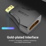 Vention Adaptador Mini HDMI Macho a HDMI Hembra - Color Negro - Imagen 3