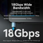 Vention Cable HDMI Macho a HDMI Macho 2.0 4K - 5m - Color Azul - Imagen 3