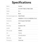 Vention Cable HDMI Macho a HDMI Macho 2.0 4K - 2m - Color Negro - Imagen 5
