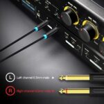 Vention Cable Estereo Jack 3.5 Macho a 2x Jack 6.5 Macho - 0.5m - Color Negro - Imagen 3