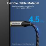 Vention Cable de Audio de Fibra Optica - 2m - Gris Metalizado - Imagen 3