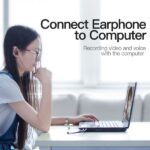 Vention Cable Estereo 2x Jack 3.5 Macho a Jack 3.5 Hembra - 0.3m - Color Negro - Imagen 4
