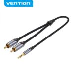 Vention Cable Estereo Jack 3.5 Macho a 2x RCA Macho - 3m - Color Gris - Imagen 2