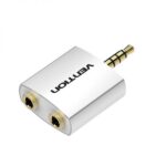 Vention Adaptador Audio Jack 3.5 Macho a 2x Jack 3.5 Hembra - Color Blanco - Imagen 2