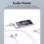 Vention Adaptador Audio Jack 3.5 Macho a 2x Jack 3.5 Hembra - Color Blanco - Imagen 3