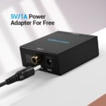 Vention Convertidor de Audio Toslink y RCA a 2x RCA - Color Negro - Imagen 4