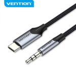 Vention Cable Conversor Audio USB-C a Jack 3.5 Macho - 1m - Color Gris - Imagen 2